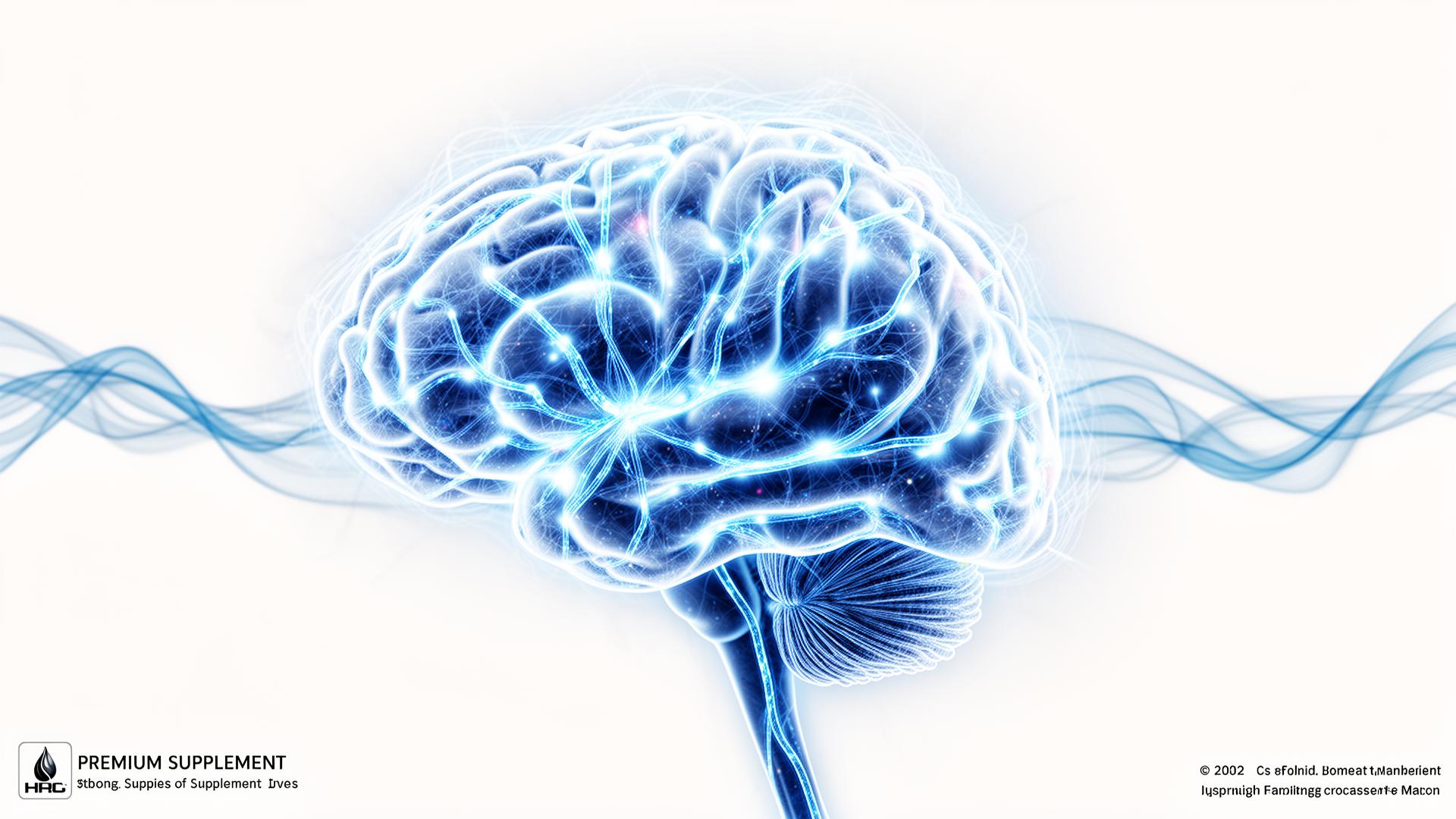 Illustration of a healthy, energized brain